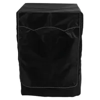OEM Waschmaschinenabdeckung, Passend Für die meisten Frontlader-waschmaschinen, wasserdicht, staubdicht, Wetterfest, Schwarz, 60 x 60 x 88 cm)
