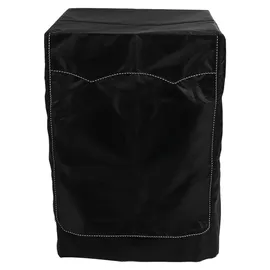 OEM Waschmaschinenabdeckung, Passend Für die meisten Frontlader-waschmaschinen, wasserdicht, staubdicht, Wetterfest, Schwarz, 60 x 60 x 88 cm)