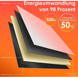 Kesser Infrarotheizung 500 W weiß