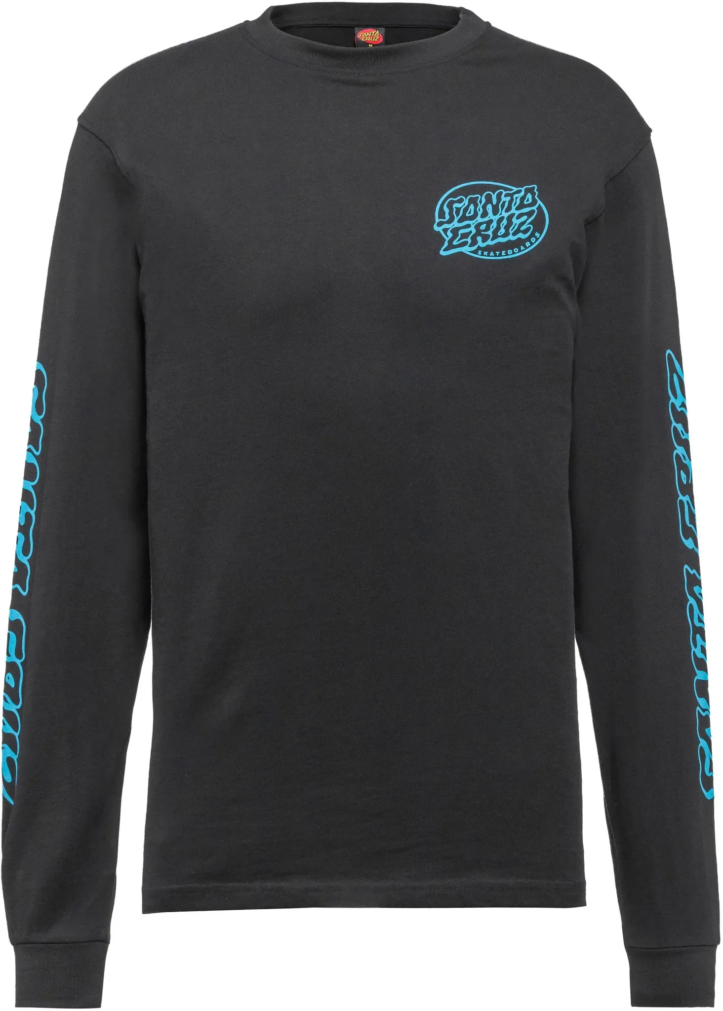 Santa Cruz Mono Vertigo Langarmshirt Herren in black, Größe XL - schwarz
