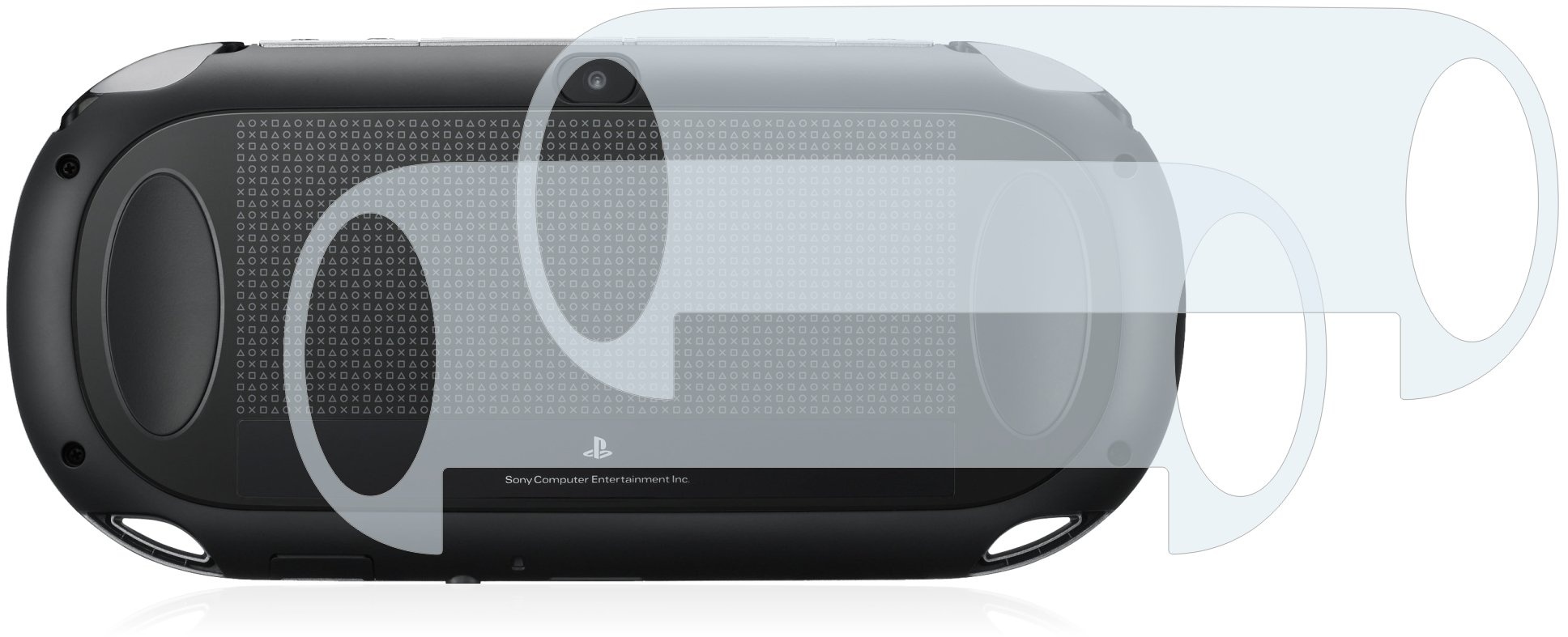 BROTECT Entspiegelungs-Schutzfolie für Sony Playstation PCH-1000-Serie PS Vita Touchpad (Rückseite) (2 Stück) Matte, Anti-Fingerprint