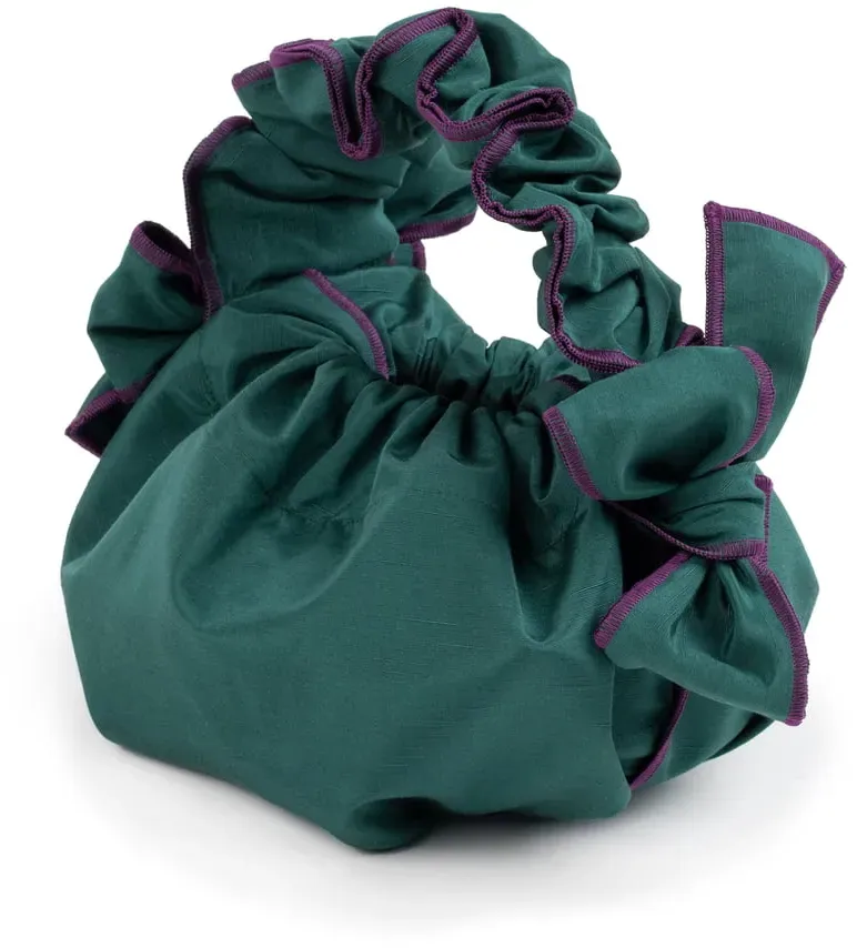 Juslin Maunula - Scrunchie Bag, hunter green