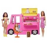 BARBIE FOODTRUCK SET + DOLL FAMILY + ACCESSORIES GWJ58 Mattel