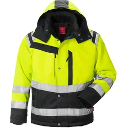 Warnschutz Winterjacke "4043 PP" - XXL - gelb/schwarz