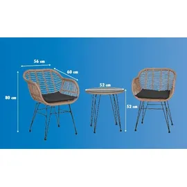 Trendline Balkon-Set Larisa 3-tlg. braun