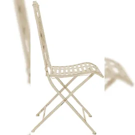 CLP Sibell Gartenstuhl 42 x 49 x 91,5 cm antik-creme 2er Set