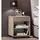 VCM Nachtschrank Rolda 45 x 38 x 54 cm Braun