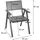 MCW Gartentisch J95 57 x 57 x 75 cm Schwarz/Dunkelbraun