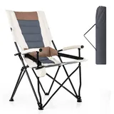 Costway Campingstuhl Faltstuhl Blau