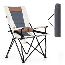Costway Campingstuhl Faltstuhl Blau