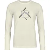 Ortovox Damen 185 Merino Mtn Cutout Longsleeve (Größe M, beige)