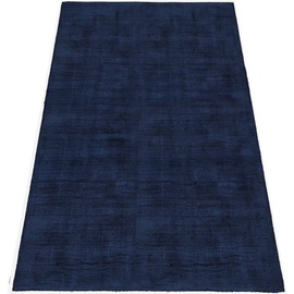 my home Teppich Shirley, handgewebter Viskose-Teppich, farblich changierend«, rechteckig, 73195253-8 (dunkelblau) 12 mm,