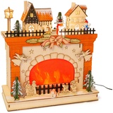 small foot company Small foot Weihnachtshaus Kaminlampe Winterwelt,