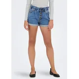 Only Jeansshorts »ONLCUBA LIFE PAPERBAG«, Gr. M blau - 29
