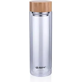 Bakaji Trinkflasche Transparent 0,45 l