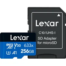 Lexar microSDXC 256GB Class 10 633x UHS-I