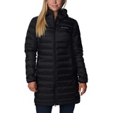 lange daunenjacke women columbia lake ii schwarz L