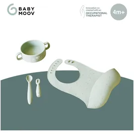 Babymoov 4-tlg. Geschirrset inkl. Silikon-Lätzchen
