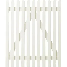 Plus Vorgartentor Retro 100 x 120 cm Weiß/Holz