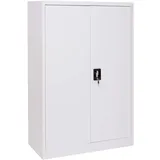 Proregal Aktenschrank 140x90x40 cm Weiß