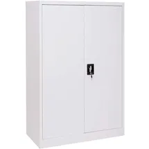 Proregal Aktenschrank 140x90x40 cm Weiß