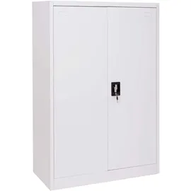 Proregal Aktenschrank 140x90x40 cm Weiß