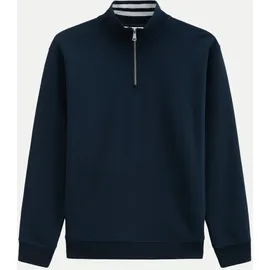 Marc O'Polo LSL Sweat Troyer Herren Blau M