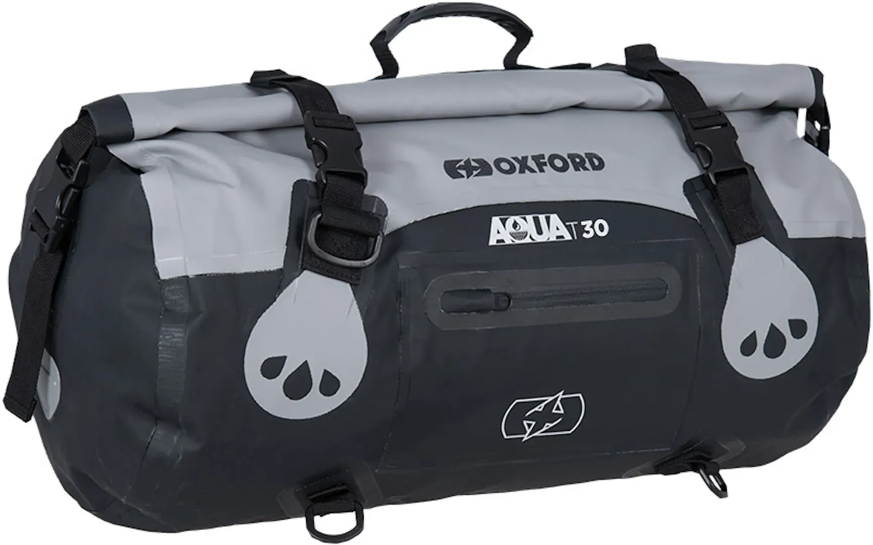 Oxford AQUA T-30 Rolltasche, schwarz-grau, Größe 21-30l für Männer