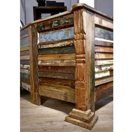 MASSIVMOEBEL24.DE Schreibtisch NATURE OF SPIRIT mehrfarbig