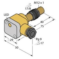 Turck Sensor,ind.,M12x1 Ni5-P12SK-AP6X