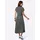 Inspirationen Druck-Kleid Etuikleid Schwarz 38