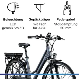 Zündapp Green 7.7 28 Zoll RH 48 cm grau/blau