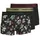 JACK & JONES Jacflower Microfiber Boxershorts schwarz S 3er Pack