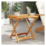 vidaXL Gartentisch Klappbar 50 x 50 x 50 cm Braun