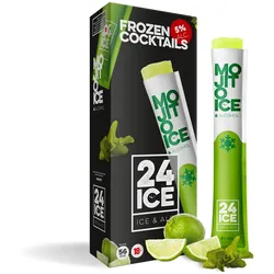 24ICE Mojito Cocktail Wassereis 5,0 % vol 5 x 65 ml