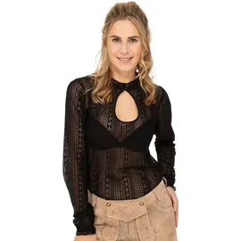 Gipfelstürmer Bluse schwarz 40