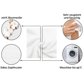 ZOLLNER Handtuchset 6-tlg. weiß