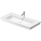 Duravit White Tulip Möbel-Waschtisch 23631000001 105,5 x 49 cm, mit Hahnloch, weiß WonderGliss,