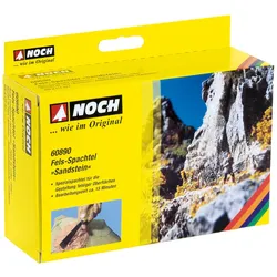 NOCH Fels-Spachtel "Sandstein", Szenenbild, Jede Marke, 400 g, Model Railways Pa