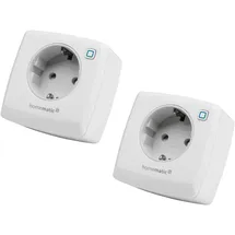 Homematic IP 157338A0, Schaltsteckdose, 2 Stück