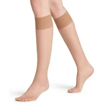 Falke Damen Kniestrümpfe Seidenglatt 15 DEN - natur - 35|36|37|38