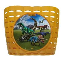 Bike Fashion Kinderkorb T-Rex World gelb