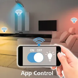 Hama WLAN-LED-Lampe, E14, 5,5W ohne Hub