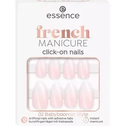 Essence  Manuküre Set Click-on French Manicure Kunstnägel - 02 Babyboomer Sty  in Rosa, Einheitsgrösse