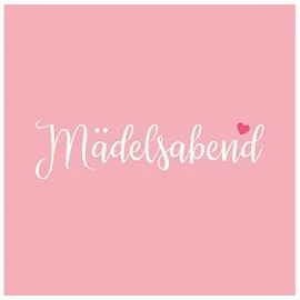 ATELIER Braun&company | Servietten Mädelsabend 33 X 33 Cm 20er Pack Tischservietten