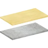 VCM Fasola Küchenarbeitsplatte 100x60cm Eiche dekor.