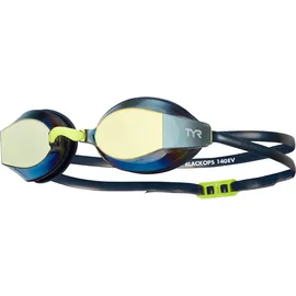 Tyr Blackops 140 EV verspiegelte Schwimmbrille blau gold