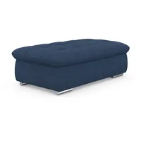 DOMO collection Hocker »Mona«, mit Stauraumfach blau