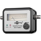 AccuCell Goobay 67000 Analoger Satelliten Finder mit Ton inkl. F-Anschlusskabel,