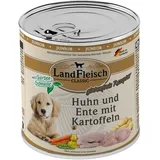 LandFleisch Junior Huhn & Ente & Kartoffeln mit Gartengemüse 800g